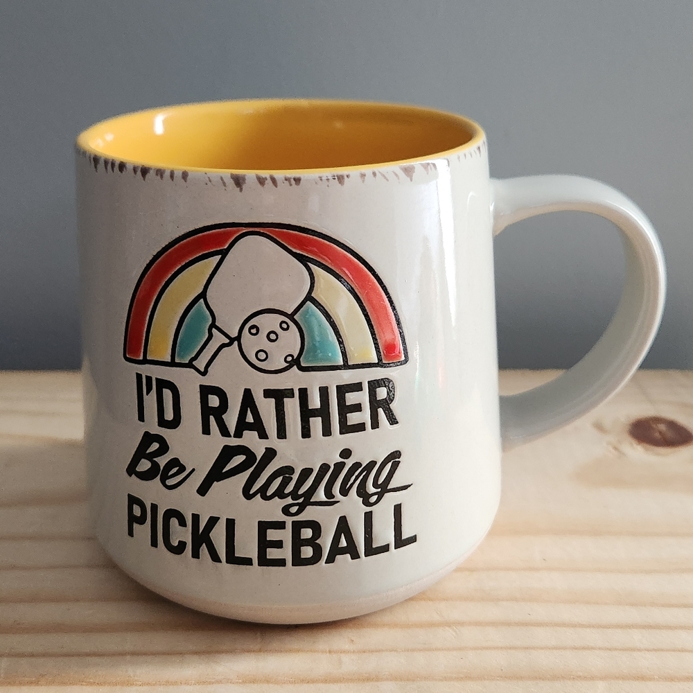 Spectrum Ceramic I'd Rather Be Playing Pickleball Mug